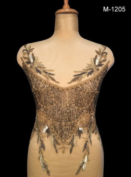Stunning Hand Beaded Bustier (front only)